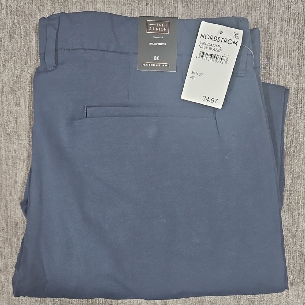 Nordstrom 14TH&Union Navy Men's Pants
